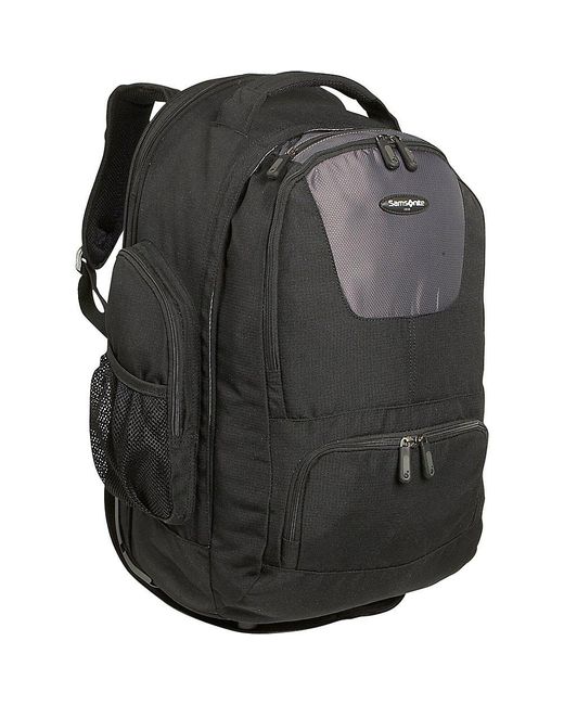 Samsonite Black Wheeled Backpack With Organizational Pockets