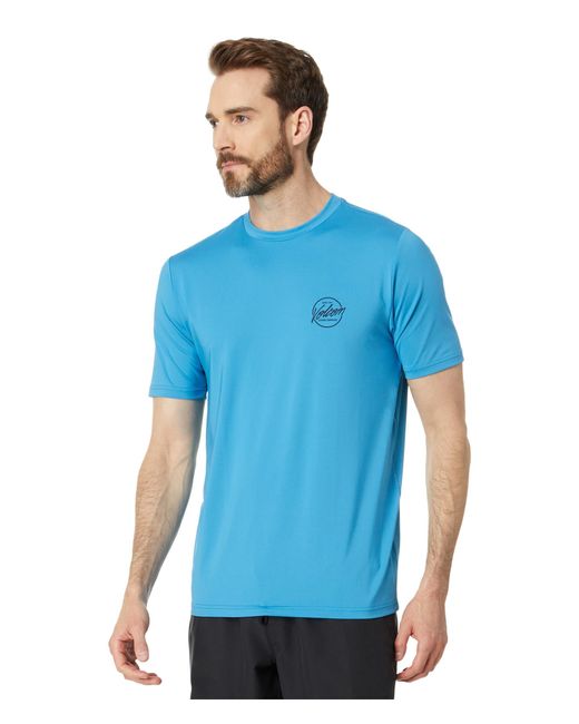 Standard Stone Stamp Upf 50+ Short Sleeve Loose Fit Rashguard in Blue for Men Lyst