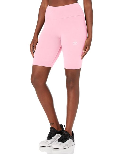Adidas Originals Pink Adicolor Essentials Short Tights