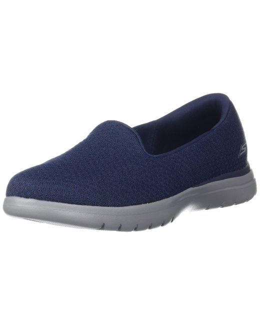 Skechers On-the-go Flex-charm Loafer Flat in Navy (Blue) - Lyst