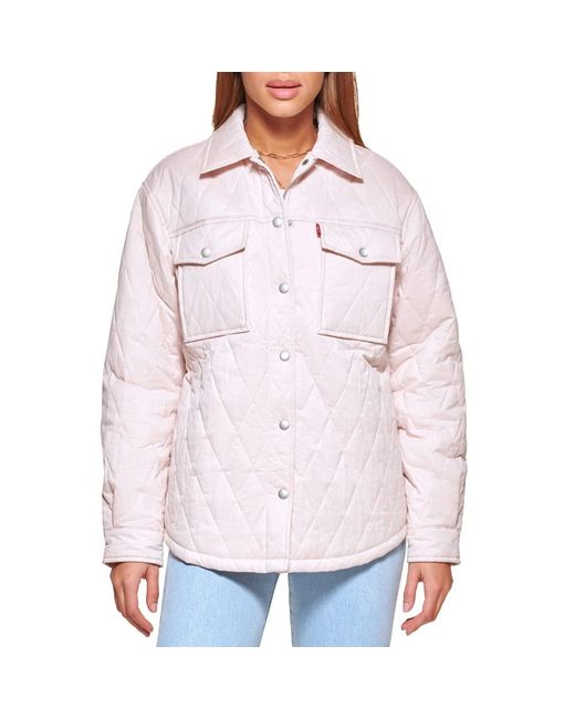 Levi's Multicolor Diamond Quilted Shirt Jacket