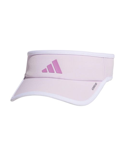Adidas Purple Superlite Sport Performance Visor For Sun Protection And Outdoor Activities