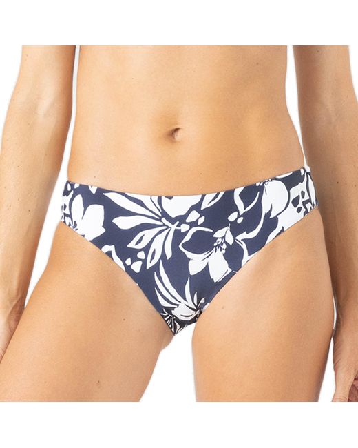 Roxy Blue Standard Bikini Bottoms –stretch Swimwear
