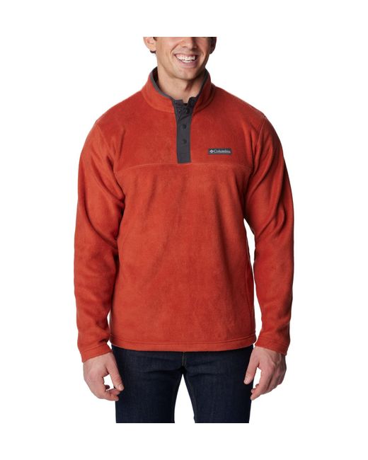 Columbia Red Steens Mountain Half Snap for men