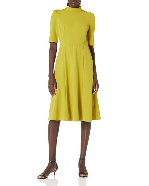 donna morgan yellow dress