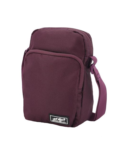 Eddie Bauer Purple Jasper Crossbody Bag With Zippered Main Compartment And Adjustable Shoulder Strap