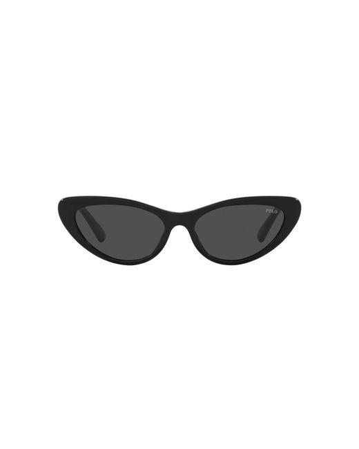 Polo Ralph Lauren Black S Ph4199u Universal Fit Cat Eye Sunglasses