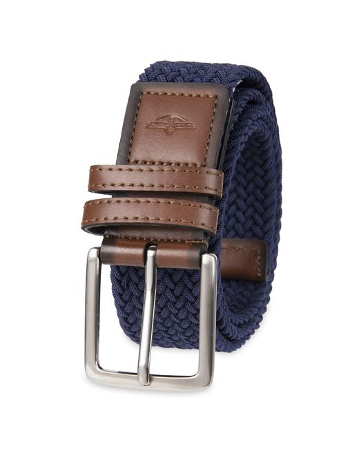 Dockers Blue Casual Everyday Fabric Fully Adjustable Belt for men