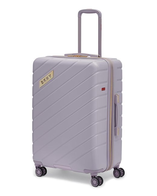 DKNY Purple Spinner Hardside Check In Luggage