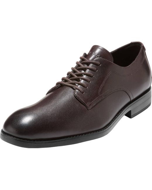 Cole Haan Black Harmon Grand Plain Toe Oxfords for men