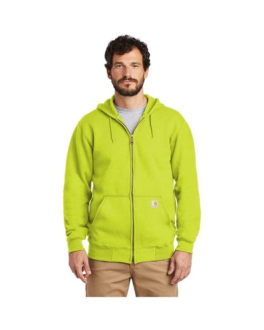 Carhartt Green Loose Fit Midweight Full-zip Sweatshirt for men