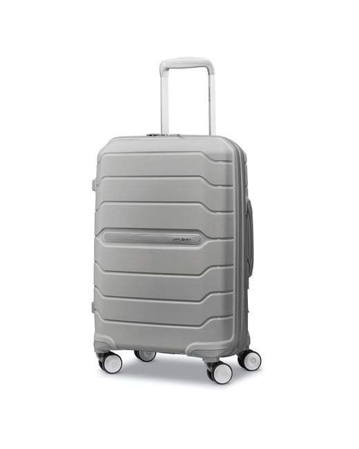 samsonite freeform hardside expandable with double spinner wheels white