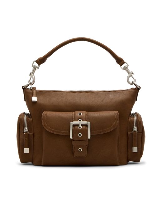 Steve Madden Brown Andrew Cargo Shoulder Bag