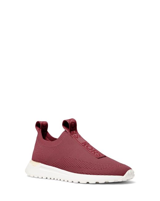 Michael Kors Purple Bodie Knit Slip-on Sneaker