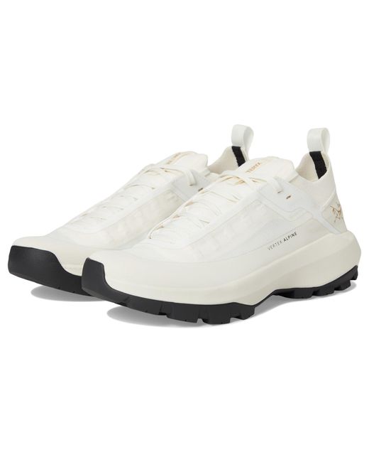 Arc'teryx White Vertex Alpine Gtx Shoe | Fast And Light Gore-tex Approach Shoe | Arctic Silk/dark Arctic Silk