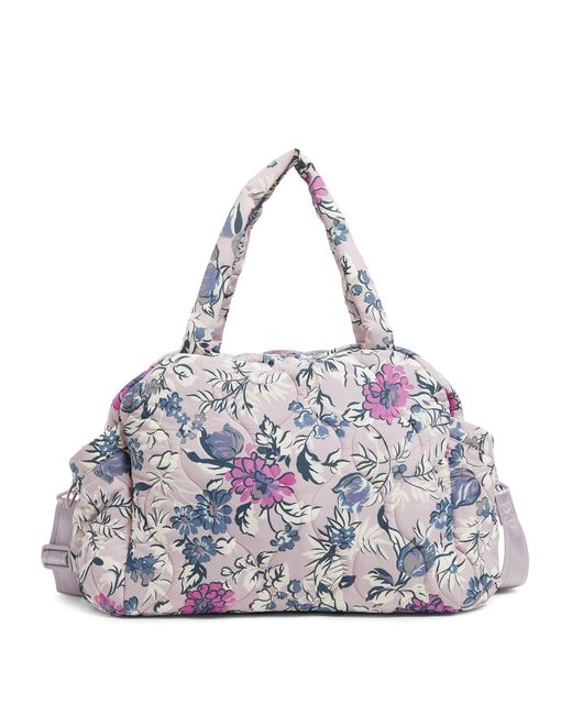 Vera Bradley Purple Featherweight Travel Bag