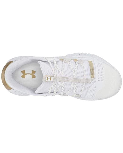 Under Armour Ua Block City 2.0 Volleyball Shoe, White (100)/metallic