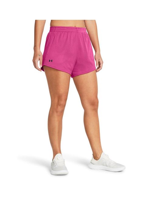 Under Armour Pink Play Up Mesh Shorts,
