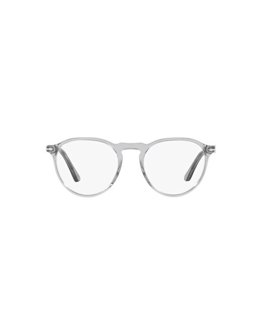 Persol Black Po3286v Round Prescription Eyewear Frames for men