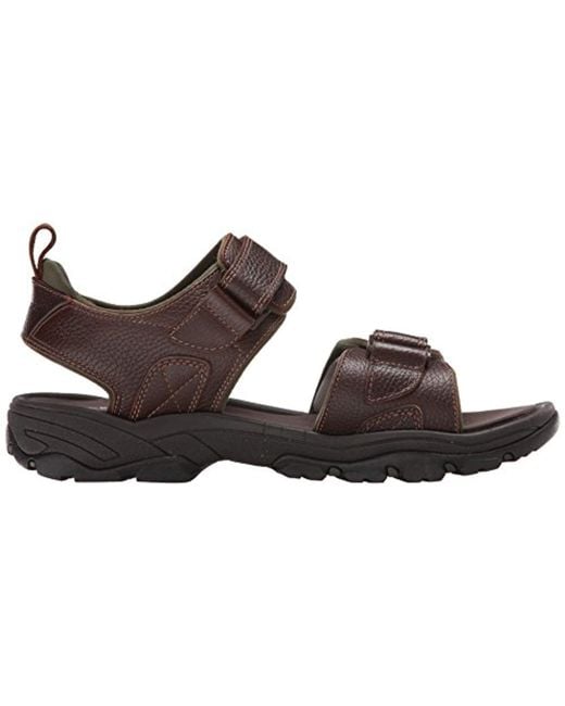 rockport leather sandals