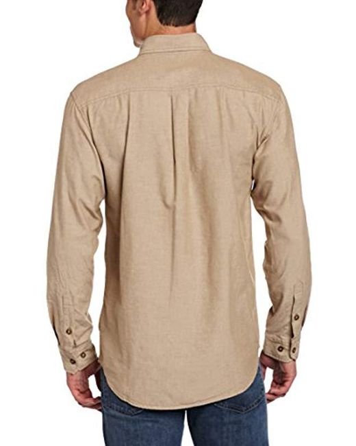 carhartt men's fort lightweight chambray