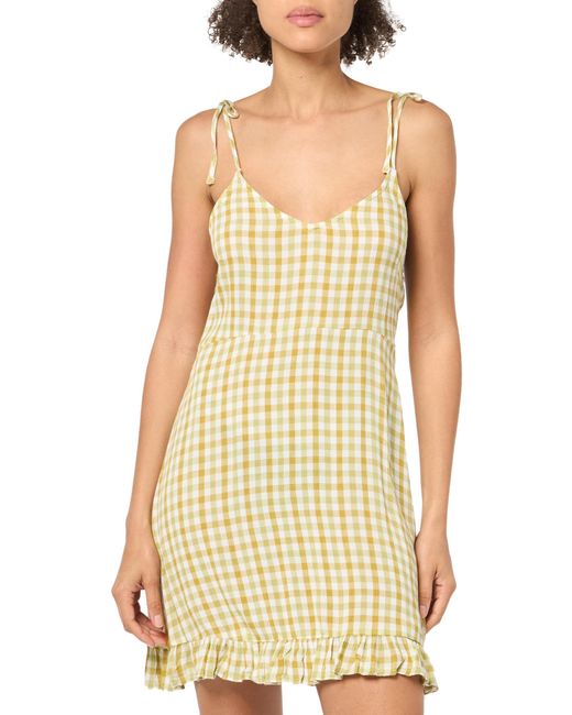 Billabong Yellow Heart Breaker Mini Dress