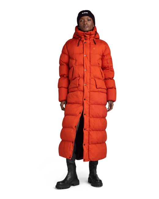 Whistler Long Puffer wmn di G-Star RAW in Red