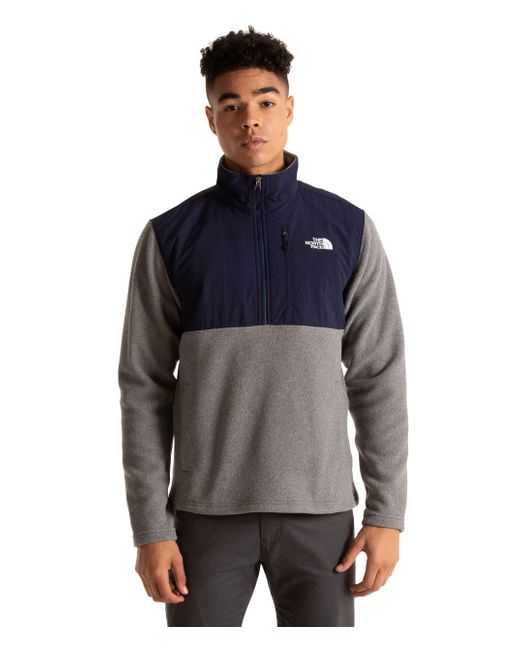 north face men's full zip sweater