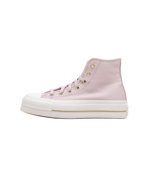Converse Chuck Taylor All Star Lift Hi Flush Roze Roze 37 Eu in het Natural