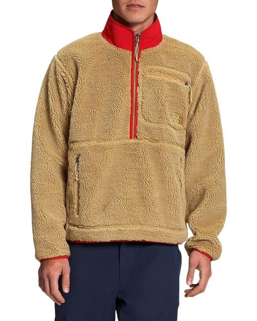 The North Face Extreme Pile Sherpa Fleece Pullover in Blue for Men | Lyst UK