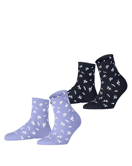 Twig W Sso coton fantaisie lot de 2 paires Esprit en coloris Blue