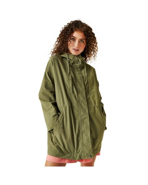 Regatta Green Womens Amur Waterproof Breathable Parka Jacket Coat - 20