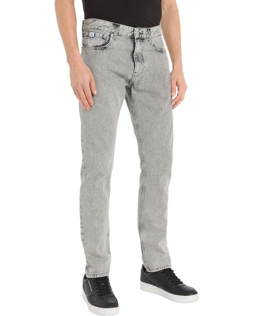 Calvin Klein Black Jeans Authentic Straight J30j324563 Pants for men