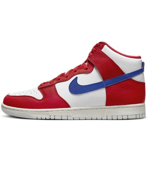 Nike Red Dunk High Retro Trainers Sneakers Shoes Dx2661 for men