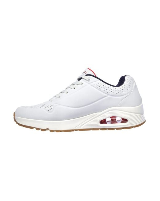 Skechers White Uno Stand On Air Sneaker for men
