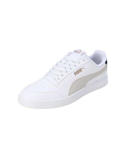 PUMA White Shuffle Sneaker for men