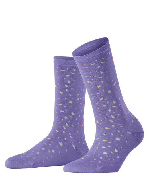 Esprit Purple Socken Terrazzo Sock W SO Viskose gemustert 1 Paar