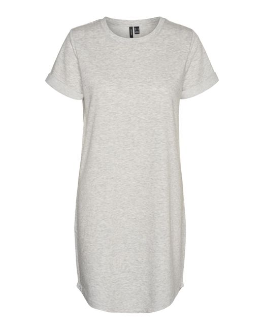 Vmsashamilla SS-Abito in Felpa Vestito di Vero Moda in Gray