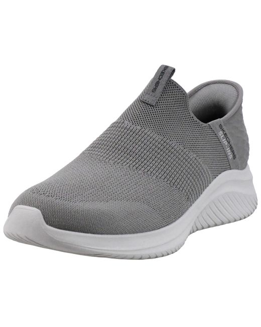 Skechers Ultra Flex 3.0 Smooth Step Slip-Ins Loafer in Gray für Herren