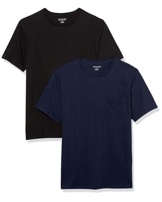 Amazon Essentials Regular-fit T-shirt Met Korte Mouwen En Ronde Hals in het Blue voor heren