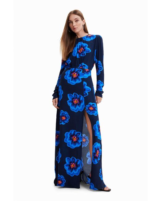 Desigual Vest_mercedes 5001 Marino Casual Dress in Blue | Lyst