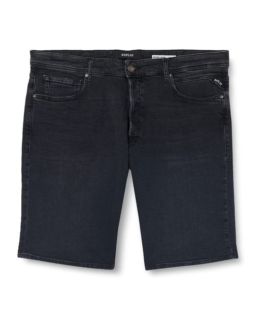 Replay Jeans Shorts mit Stretch in Blue für Herren