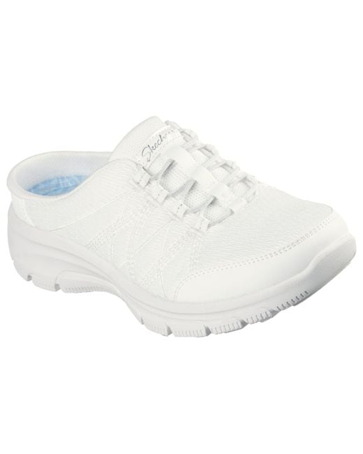 Skechers White Modern Comfort Easy Going-my Pace Mule