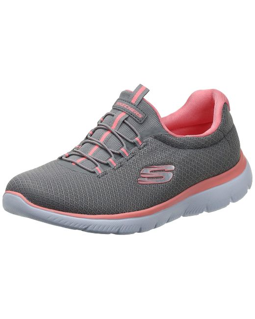 Skechers Summits Sneaker in Grey/Pink (Gray) - Save 72% | Lyst