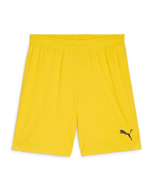 PUMA Teamgoal Shorts Jr Gebreide Shorts in het Yellow
