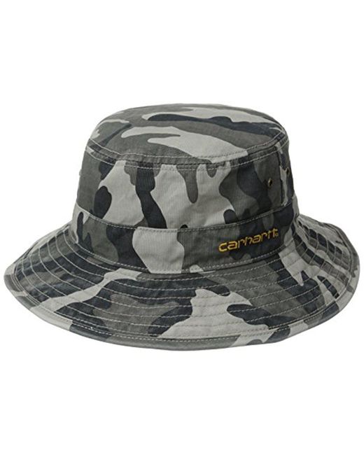 Carhartt Gray Fast Dry Billings Force Hat for men