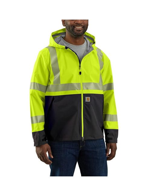 Carhartt Multicolor High Visibility Storm Defender Loose Fit Midweight Class 3 Jacket for men