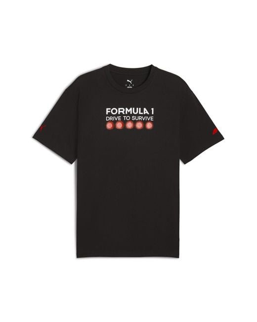 PUMA F1® Drive to Survive Graphic T-Shirt in Black für Herren