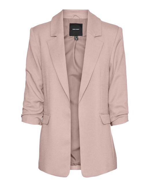 Vero Moda Pink VMFRIDA 3/4 Regular Blazer NOOS