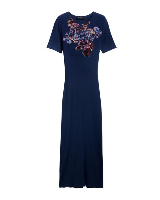 Desigual Vest_botanical_lacroix in Blue Lyst UK